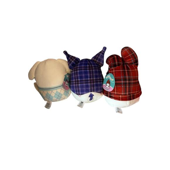 Hello Kitty Sanrio Squishmallows Set of 3 My Melody Cinnamoroll Kuromi NWT - Picture 3 of 12
